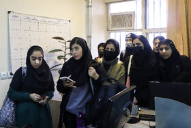 بازدید دانشجویان از خبرگزاری ایسنا اصفهان