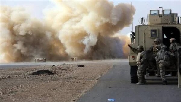 تصویر آرشیوی است کشته و مجروح شدن ۶ عراقی در انفجار یک بمب در نینوا