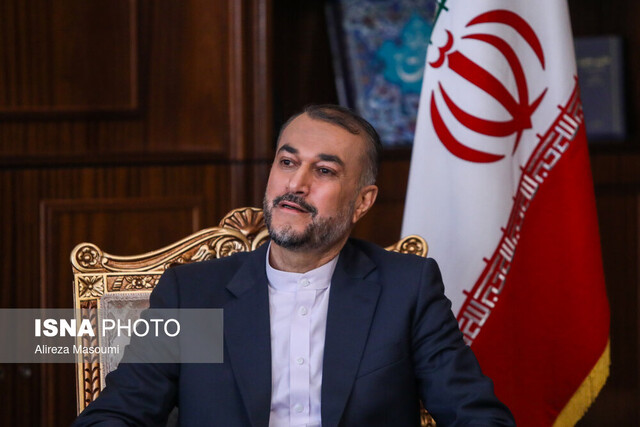انتقاد امیرعبداللهیان از مداخله فرانسه در امور داخلی ایران انتقاد امیرعبداللهیان از مداخله فرانسه در امور داخلی ایران