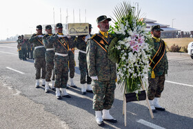 استقبال از پیکر پنج شهید گمنام دفاع مقدس در شهرکرد