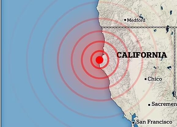 وقوع زلزله نسبتا شدید در کالیفرنیا