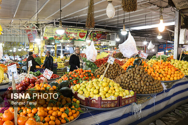 بازار میوه و تنقلات کرمانشاه در آستانه شب یلدا