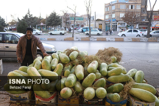 بازار میوه و تنقلات کرمانشاه در آستانه شب یلدا