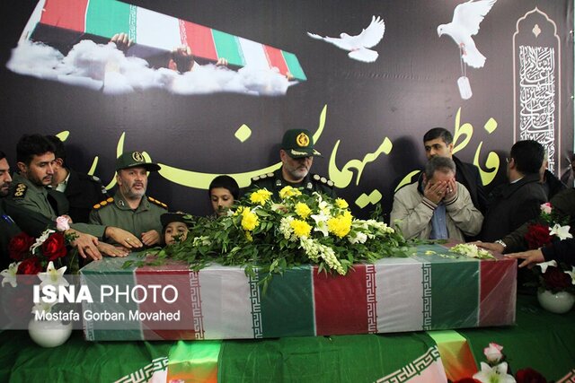 پیکر شهید گمنام دوران دفاع مقدس در اهر تشییع شد