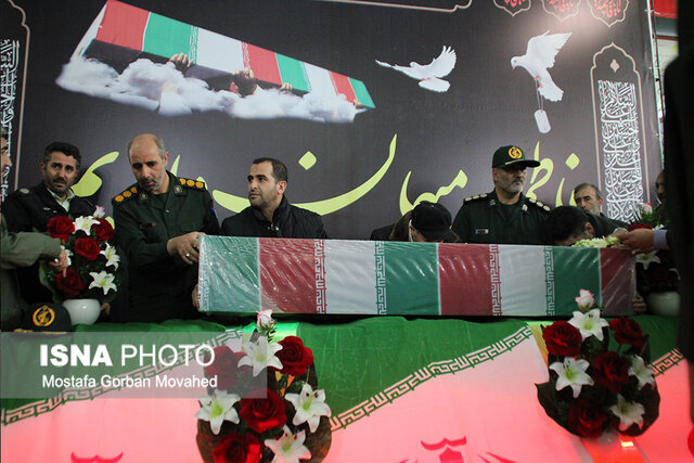 پیکر شهید گمنام دوران دفاع مقدس در اهر تشییع شد