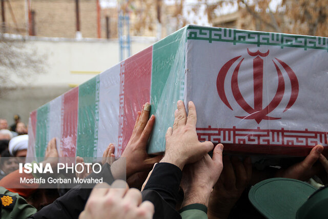 عکس تزئینی ست حال و هوای شهدایی با تشییع ۶ شهید گمنام در استان سمنان