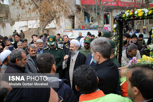پیکر شهید گمنام دوران دفاع مقدس در اهر تشییع شد