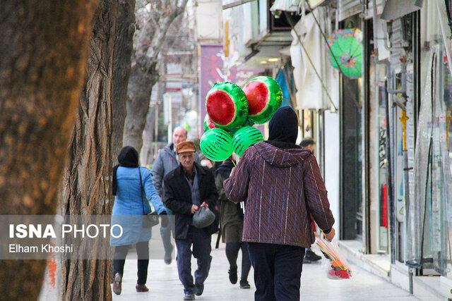 حالو هوای شب یلدا در زنجان