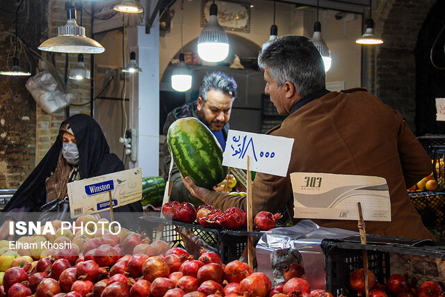 حالو هوای شب یلدا در زنجان