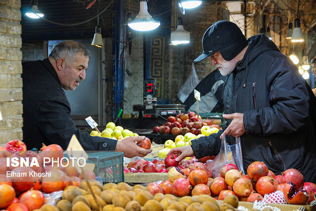 حالو هوای شب یلدا در زنجان