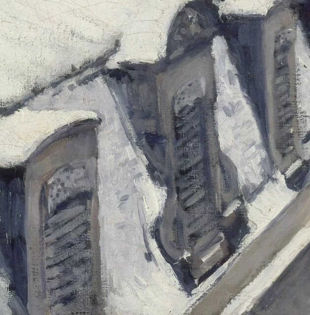 تماشای یک روز برفی از خانه ای معمولی در پاریس