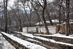 بارش اولین برف زمستانی - شهمیرزاد