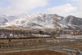 بارش اولین برف زمستانی - شهمیرزاد