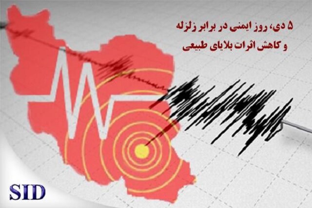 روز ایمنی در برابر زلزله و کاهش اثرات بلایای طبیعی و بازخوانی ...