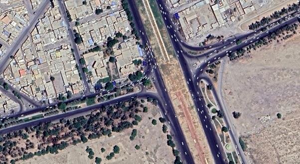 عکس هوایی از چهارراه کاوش شده کشف تازه در شوش