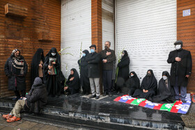 مراسم عزاداری سالروز شهادت حضرت فاطمه (س) در میدان فاطمی