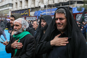 مراسم عزاداری سالروز شهادت حضرت فاطمه (س) در میدان فاطمی