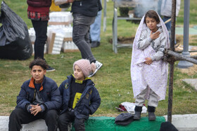 مراسم عزاداری سالروز شهادت حضرت فاطمه (س) در میدان فاطمی