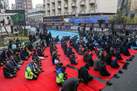 مراسم عزاداری سالروز شهادت حضرت فاطمه (س) در میدان فاطمی