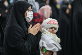 مراسم عزاداری سالروز شهادت حضرت فاطمه (س) در میدان فاطمی