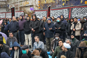 مراسم عزاداری سالروز شهادت حضرت فاطمه (س) در میدان فاطمی