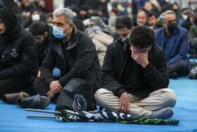 مراسم عزاداری سالروز شهادت حضرت فاطمه (س) در میدان فاطمی