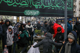 مراسم عزاداری سالروز شهادت حضرت فاطمه (س) در میدان فاطمی