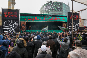 مراسم عزاداری سالروز شهادت حضرت فاطمه (س) در میدان فاطمی