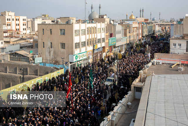 تشییع پیکر شهدای گمنام دفاع مقدس - قم