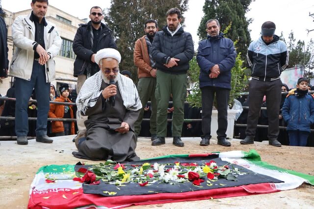 پیکر ۶ شهید گمنام در خراسان شمالی خاکسپاری شد