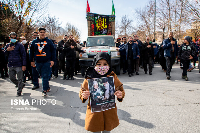 تشییع پیکر شهدای گمنام دفاع مقدس - خرم آباد