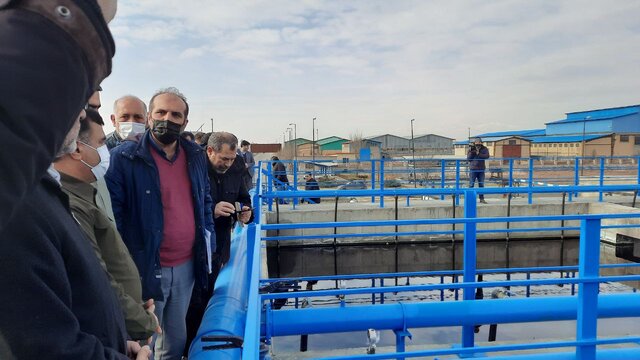 بازدید از طرح در دست اجرای مدول دوم تصفیه‌خانه فاضلاب شهرک صنعتی اردبیل2