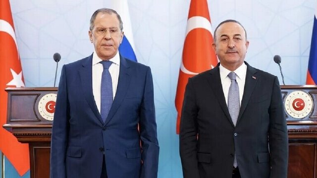 گفتگوی لاوروف و چاووش اوغلو درمورد سوریه  گفتگوی لاوروف و چاووش اوغلو درمورد سوریه