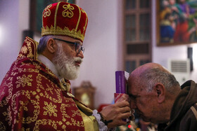 مراسم سال نو میلادی در کلیسای «تارگمانچاتس» تهران