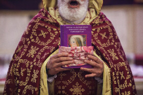 مراسم سال نو میلادی در کلیسای «تارگمانچاتس» تهران