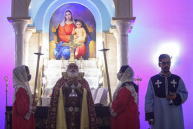 مراسم سال نو میلادی در کلیسای «تارگمانچاتس» تهران