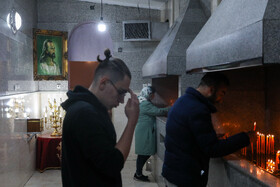 مراسم سال نو میلادی در کلیسای «تارگمانچاتس» تهران