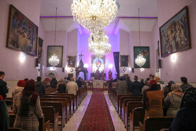 مراسم سال نو میلادی در کلیسای «تارگمانچاتس» تهران