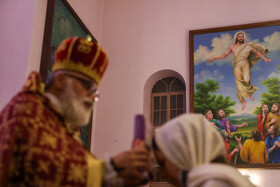 مراسم سال نو میلادی در کلیسای «تارگمانچاتس» تهران