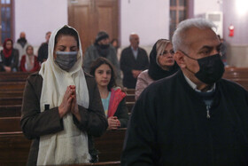 مراسم سال نو میلادی در کلیسای «تارگمانچاتس» تهران