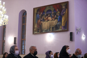 مراسم سال نو میلادی در کلیسای «تارگمانچاتس» تهران