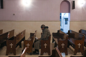 مراسم سال نو میلادی در کلیسای «تارگمانچاتس» تهران