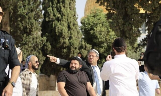 یورش وزیر تندرو کابینه نتانیاهو به مسجد الاقصی علی رغم هشدارها/ فلسطین و اردن محکوم کردند