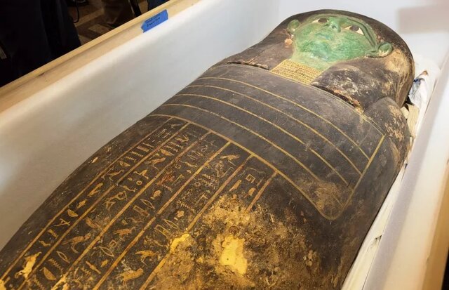 آمریکا «تابوت سبز» غارتشده را به مصر پس داد