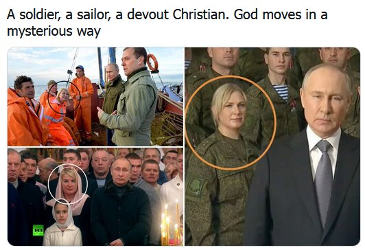 این زن در عکسهای پوتین کیست؟