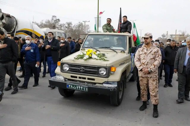 پیکر یک شهید گمنام در شهرکرد تشییع شد