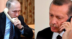 اردوغان به پوتین: سوریه باید برای امنیت ترکیه گام‌های سیاسی بردارد