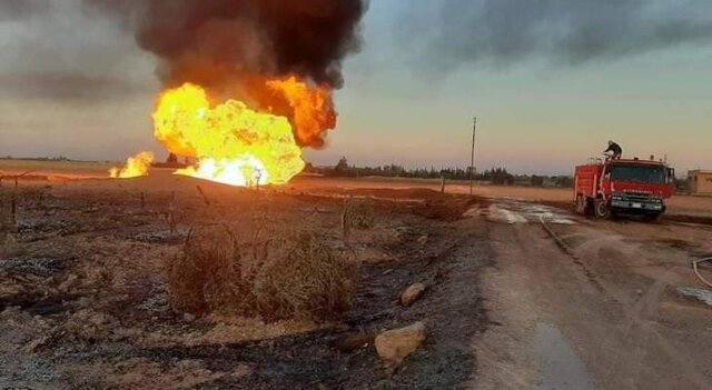 ‌ حمله راکتی به پایگاه ارتش آمریکا در میدان نفتی العمر سوریه