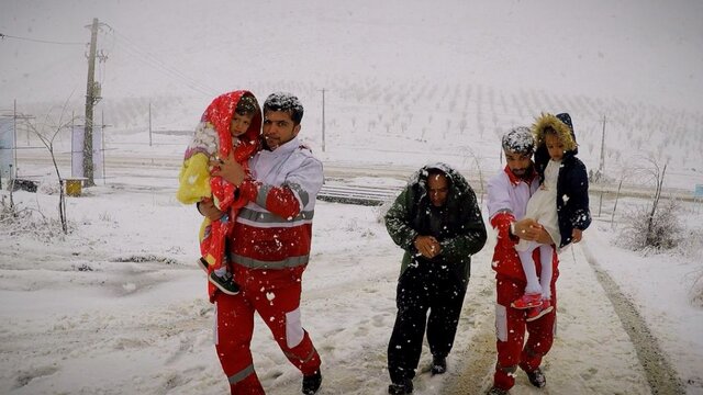 ۲۰ استان کشور متاثر از شرایط جوی / رهاسازی ۲۶۸ خودرو از برف و کولاک