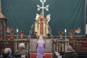 جشن میلاد حضرت مسیح (ع) در کلیسای مریم مقدس